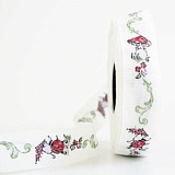 Тесьма декоративная "Жук с зонтом", ширина 20мм, Acufactum Ute Menze,