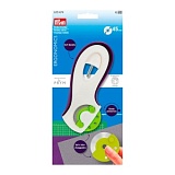 Раскройный нож "Ergonomics", диаметр 45мм, сталь/пластик, фиолетовый/белый, Prym, 610474