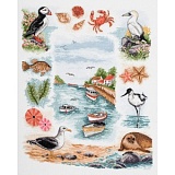 Набор для вышивания Anchor "Coastal Sampler" /Прибрежный/ 44*35см, MEZ Венгрия, PCE969
