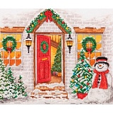 Набор для вышивания Anchor "Christmas Welcome" 22*27см, MEZ Венгрия, PCE968
