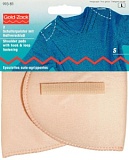 Накладки плечевые полумесяц с липучкой, размерS, 125*100*12, телесный, 100%полиамид, 2шт на 993811