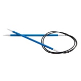 Спицы круговые "Zing" 4мм/120см, сапфировый (синий), KnitPro, 47189