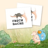 Заплатка "Frechdachs" /Нахальный барсук/ 40*50мм, Acufactum Ute Menze, 35359