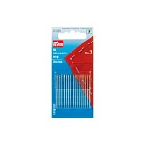 Иглы ручные д/шитья, с тонким острием, №7, 20шт в блистере 121291
