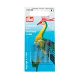 Иглы ручные, тонкие для вышивки/шитья с большим ушком №5-10 125543