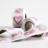 Тесьма декоративная "Птицы и сердца", ширина 30мм, Acufactum Ute Menze,