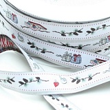 Тесьма декоративная "Елки и подарки", ширина 16мм, Acufactum Ute Menze,