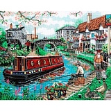 Набор для вышивания Anchor "Country Canal " 25*31см, MEZ Венгрия, PCE936