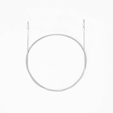 Тросик для съемных спиц Petite, длина около 30 (50)см, заглушки 4шт, ключик 2шт, KnitPro, 10545