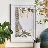 Набор для вышивания Anchor "Nuthatch" /Поползень/ 32*20см, MEZ Венгрия, DCX011