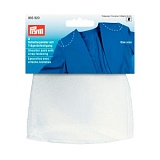 Накладки плечевые реглан с липучкой под бретель, без размера, 115*125*10мм, белый, 100%полиам 993920