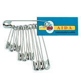 Булавки английские со спиралью, длина 27, 38 и 50мм, сталь с защитой от коррозии, Prym, 085197