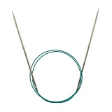 Спицы круговые "Mindful" 3мм/80см, нержавеющая сталь, серебристый, KnitPro, 36095