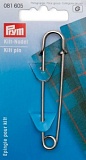 Булавка для килта, длина 76мм, железо, серебристый, Prym, 081605