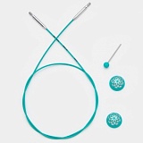 Тросик Mindful для съемных спиц, длина около 20 (40)см, KnitPro, 36611