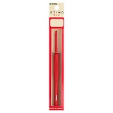 Крючок для вязания с ручкой "ETIMO Red" 4,5мм, алюминий/пластик, красный, Tulip, TED-075e