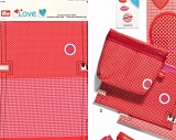 *  Серия "Prym Love" - Ткань 21*30см с рисунком "Сердце", Prym, 931952