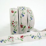 Тесьма декоративная "Ягодные сердечки", ширина 20мм, Acufactum Ute Menze,