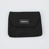Сумочка "Coal" для аксессуаров 13*9,5*1,5см (в закрытом виде), черный, KnitPro, 12866