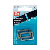 Прямоугольные кольца для сумок, размер 25мм , Prym, 555302