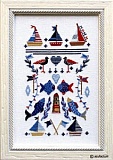 Набор для вышивания "Морской сэмплер" 16*27см, Acufactum Ute Menze, 2141