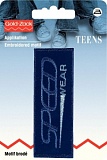 *  Термоаппликация прямоугольный джинсовый ярлык темно-синего цвета Speed Wear 925635