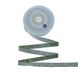 Тесьма декоративная "Омела. Золотая звезда", ширина 16мм, Acufactum Ute Menze,