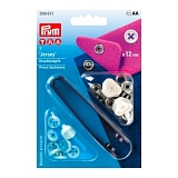 Кнопки "Джерси" с имитацией стежка, диаметр 12мм, Prym, 390611