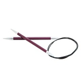 Спицы круговые "Zing" 6мм/80см, KnitPro, 47133
