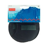 Накладки плечевые реглан с липучкой, размерS, 110*100*11мм, черный, 100%полиамид, 2шт на бли 993832