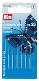 Иглы для вышивки со скругленным острием № 26 (34*0,6мм), сталь, Prym, 125562