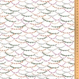 Ткань "Зимние гирлянды", ширина 145см, 100% хлопок, Acufactum Ute Menze, 3523-893