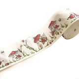 Тесьма декоративная "Играющие жуки", ширина 50мм, Acufactum Ute Menze,