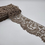  Кружево макраме, хаки,Франция, КР-2948-324