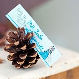 Этикетка тканая "Mit Liebe selbstgemacht" 20*80мм, 100% полиэстер, Acufactum Ute Menze, 35218