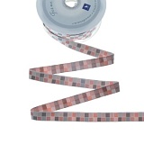 Тесьма декоративная "Квадраты обрикосовые", ширина 16мм, Acufactum Ute Menze,