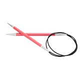 Спицы круговые "Zing" 6,5мм/60см, KnitPro, 47104