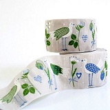 Тесьма декоративная "Летние птицы", ширина 50мм, Acufactum Ute Menze,